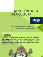 Contaminacion de La Agricultura Completo