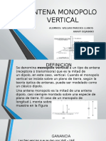 Monopolo vertical: definición, características y usos de la antena monopolo