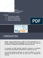 Comandos DDL y DML MySQL