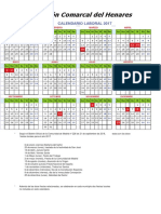 Calendario. 2017 PDF