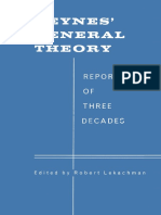 Robert Lekachman Eds. Keynes' General Theory Reports of Three Decades