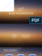 Blur PowerPoint Presentation - Color 5