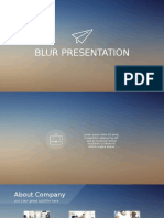 Blur PowerPoint Presentation - Color 7