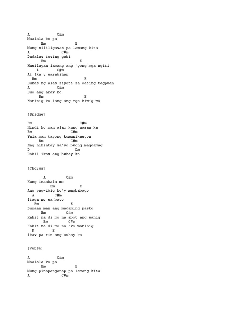 Lyrics of Buko | PDF