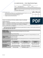 Lesson Planning Form For Accessible Instruction - Calvin College Education Program