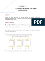 Conexion Trifasica Con Transformadores Monofasicos