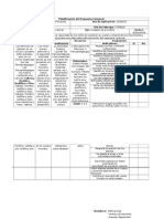 Planificación Del Esquema Corporal Jardin VTF