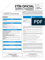 Boletín Oficial de La República Argentina, Número 33.509. 22 de Noviembre de 2016