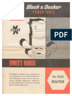 B&D 7616 Owner's Manual