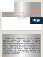 Jurnal Role of CT in Diagnosis of Complications of Cholesteatoma