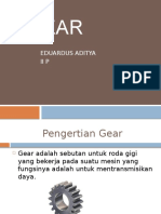 Gear Jenis dan Fungsinya