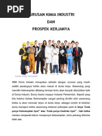 Download JURUSAN KIMIA INDUSTRI DAN PROSPEK KERJANYA by SMK MUHAMMADIYAH CARIU SN332013416 doc pdf