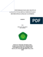 Optimasi Penyebaran Dana Blt (Bantuan Langsung Tunai) Dengan Menggunakan Metode Single Linkage Clustering