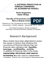 Financial Distress Model Prediction