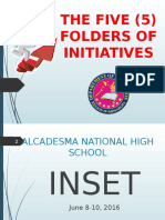 5 Folders of Initiatives