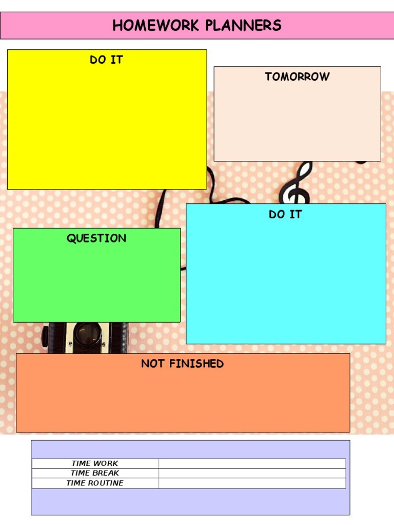 Homework Planner: Manage Tasks Effectively | PDF