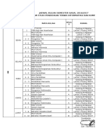 JAdwal Kuliah Ganjil 2016 REVISI (Siakad)