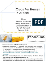 Golden Crops for Human Nutrition