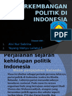 Perkembangan Politik Di Indonesia