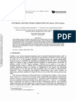 Synthesis and Pixe Characterization of Cuinse and Cuin Se