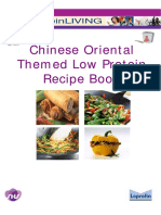 Chinese Oriental Themed Low-Protein Recipe Book