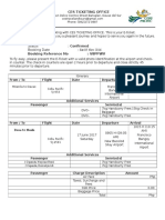 Ticket Template CebuPac (Round Trip)