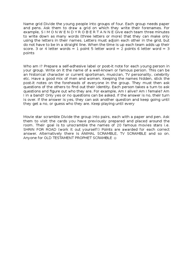 Ice Breakers For Adults PDF