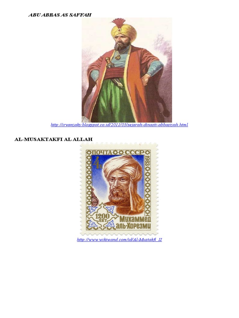 Abu Abbas as-Saffah: A Brief Biography | PDF | History