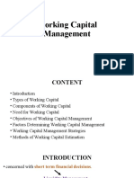 11 Working Capital Management