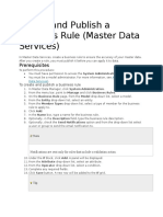 Create and Publish a Business Rule (Master Data Services)