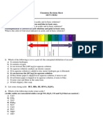 1617 Level M Chemistry Revision Sheet T1 Wk8