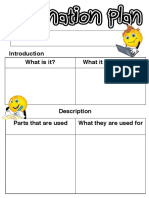 Explanation Planning Templating