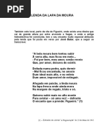 A Lenda Da Lapa Da Moura