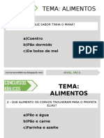 Bíblicos alimentos quiz