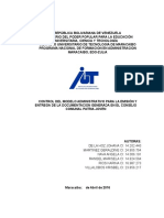 Control Del Modelo Administrativo Para La Emisión y Entrega de La Documentacion