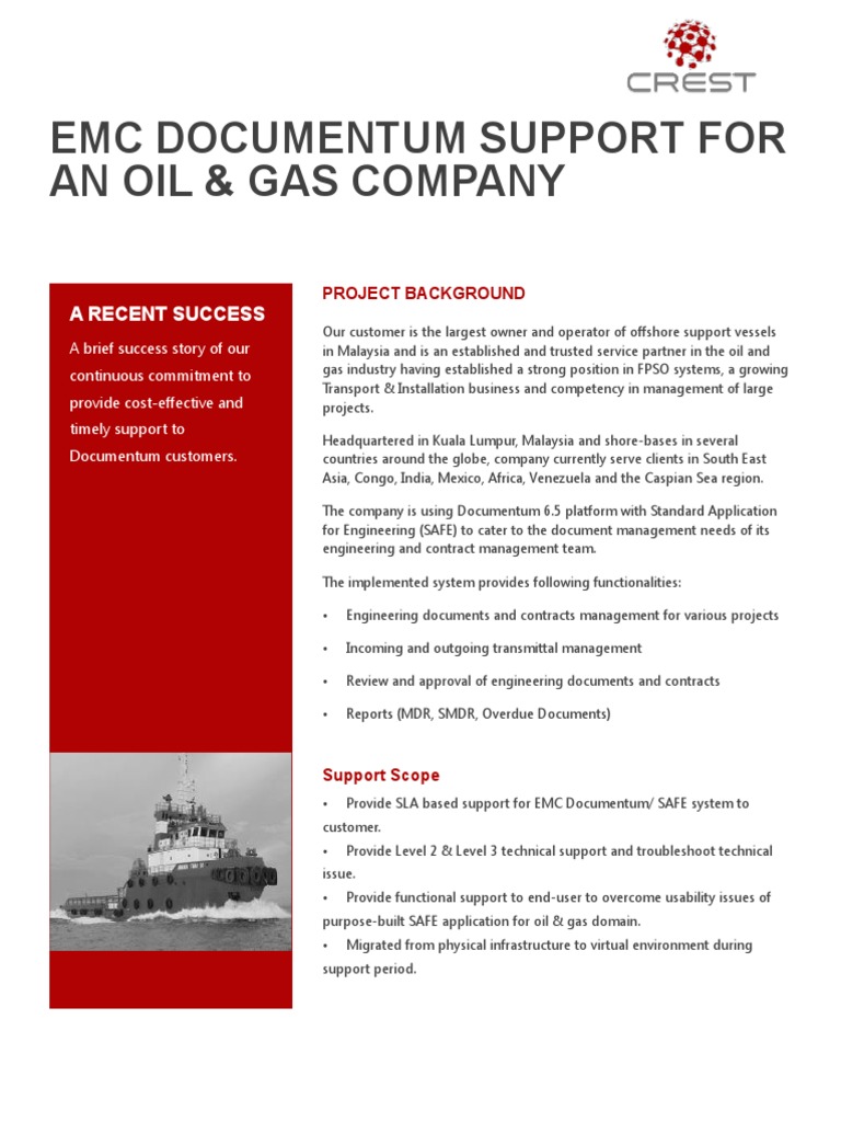 Providing Ongoing Documentum Support and Customized Engineering