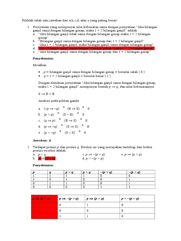 Contoh Soal Bilangan Ganjil Dan Genap Contoh Soal Terbaru