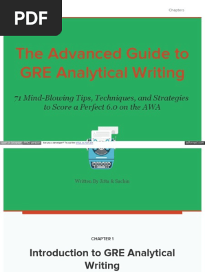 Crunchprep Com GRE Analytical Writing Guide