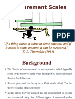 SPSS Measurement Scales