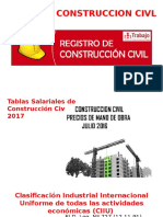 Aumentos salariales en construcción civil 2016-2017