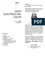 Eq Electrico Del Calor Informe