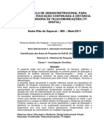 Artigo - 2011 - Um Modelo de Design Instrucional Para Cursos de Educação Continuada à Distância Em Engenharia de Telecomunicações (TV Digital) (1)