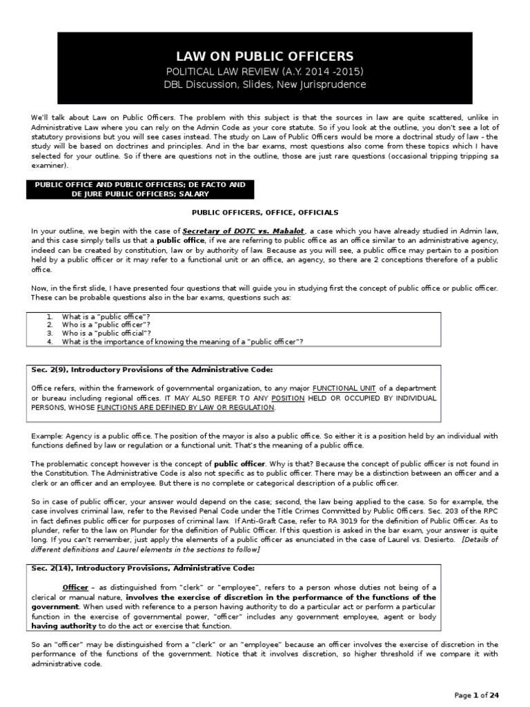 Understanding Public Officers Law | PDF | Due Process Clause | Pardon