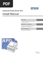 Install Manual: Advanced Printer Driver Ver.4