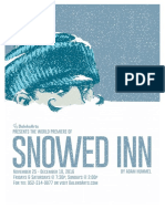 Snowed Inn Playbill