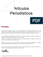 Artículos Periodísticos