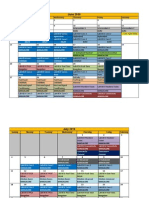 Training Calendar June-August 2010