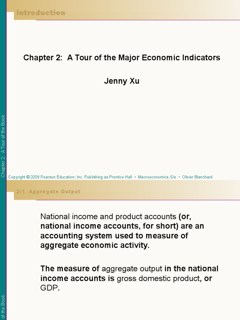 Chapter 2: A Tour of The Major Economic Indicators Jenny Xu | PDF ...