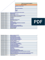 Generic Risk Assessment Register