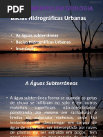 A Água e Seus Recursos